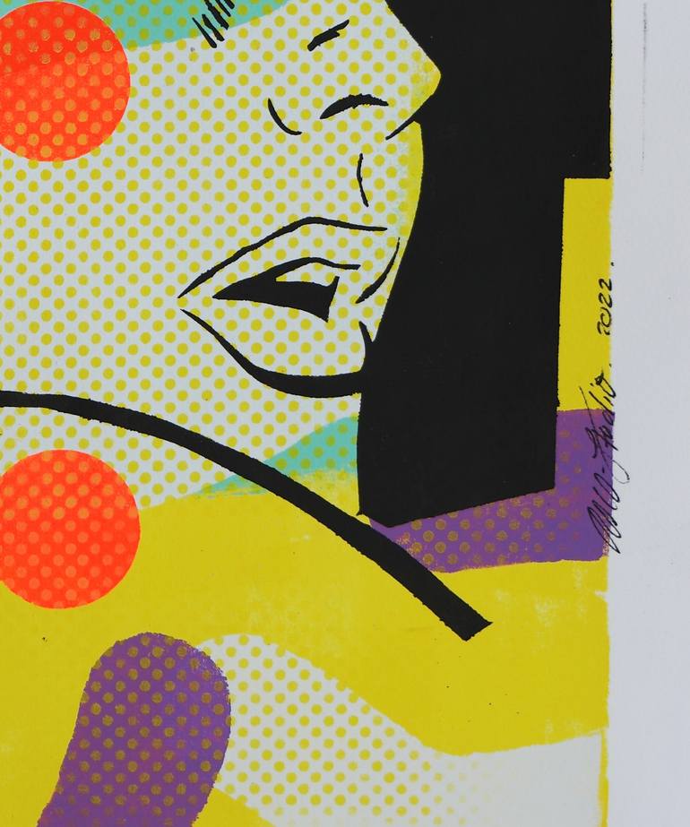 Original Pop Art Women Painting by Roco Studio