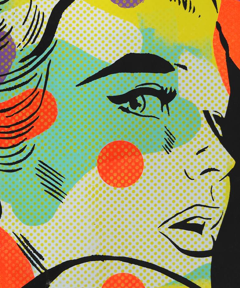Original Pop Art Women Painting by Roco Studio