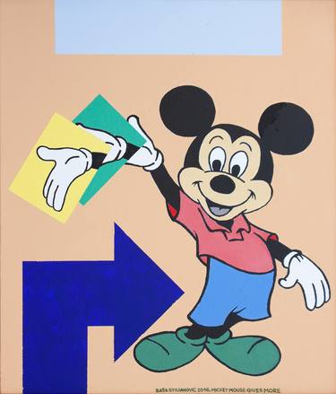 Mickey Mouse gives more thumb