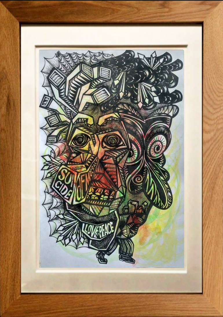 Original Conceptual Nature Drawing by Mixolydian Purwanto