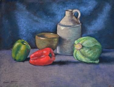 Still Life With Cabbage And Peppers thumb