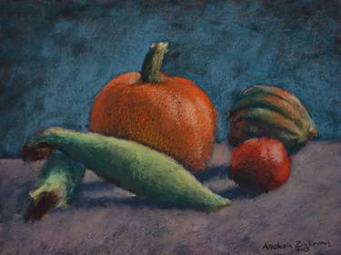 Original Fine Art Still Life Paintings by Anastasia Zinkerman