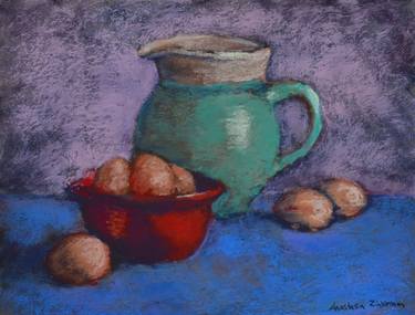 Original Fine Art Still Life Paintings by Anastasia Zinkerman