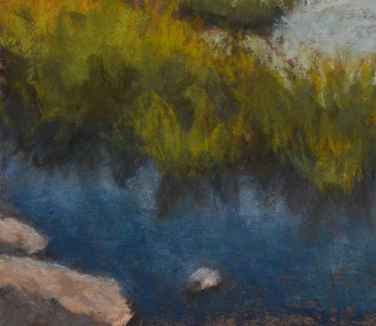 Original Impressionism Landscape Painting by Anastasia Zinkerman