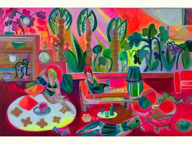 Print of Expressionism Interiors Paintings by Nicole Durocher