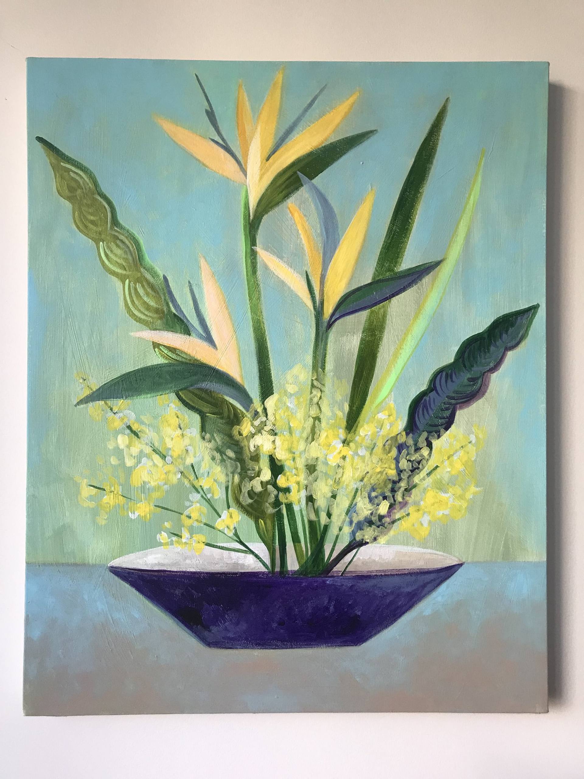 ikebana painting