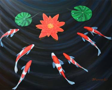 Print of Fine Art Fish Paintings by Torrence Ramsundar