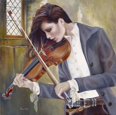 Original Music Painting by Mira Reichl