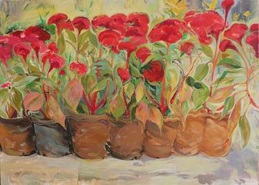 Original Fine Art Still Life Paintings by Natasha Besson