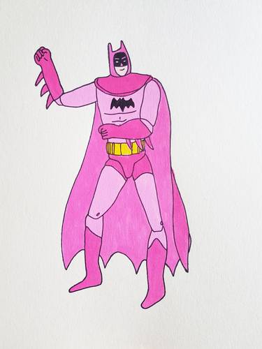 Rainbow Batman (Pink) thumb