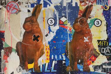 Print of Expressionism Animal Collage by Robin Burger