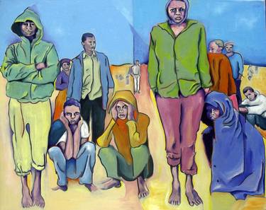 Print of Figurative Political Paintings by Janie Samuels