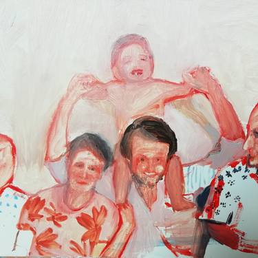 Print of Figurative Family Paintings by Errika Pontevichi