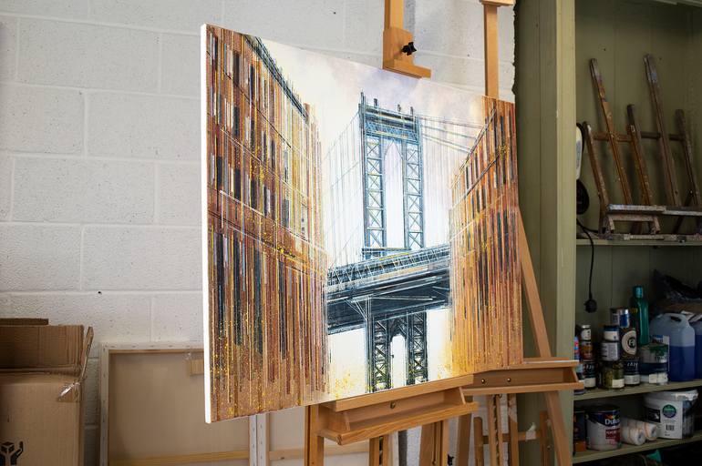 Original Contemporary Architecture Painting by Marc Todd