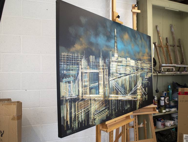 Original Impressionism Cities Painting by Marc Todd