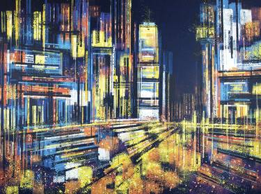 Original Cities Paintings by Marc Todd