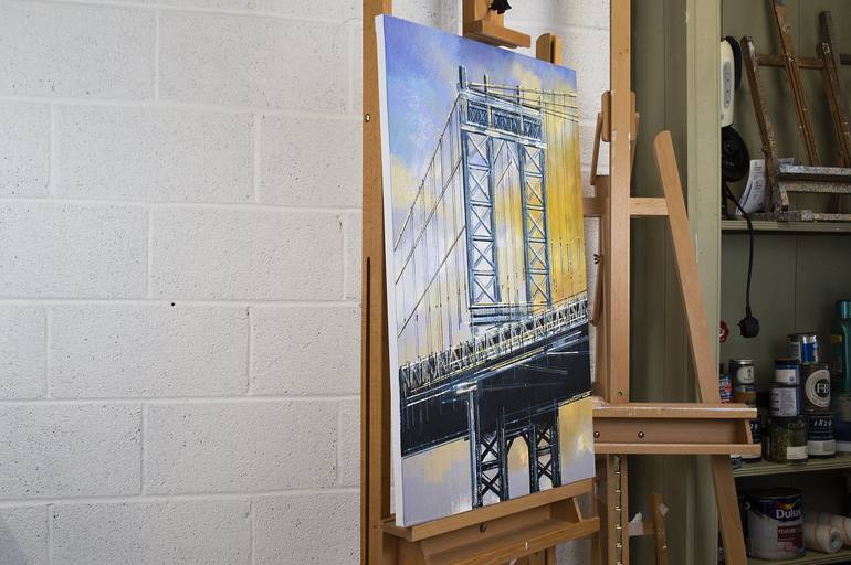 Original Contemporary Cities Painting by Marc Todd