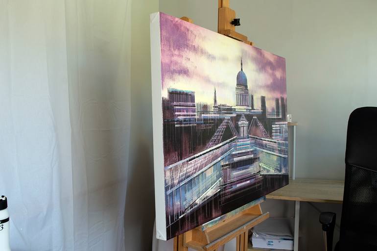 Original Impressionism Cities Painting by Marc Todd