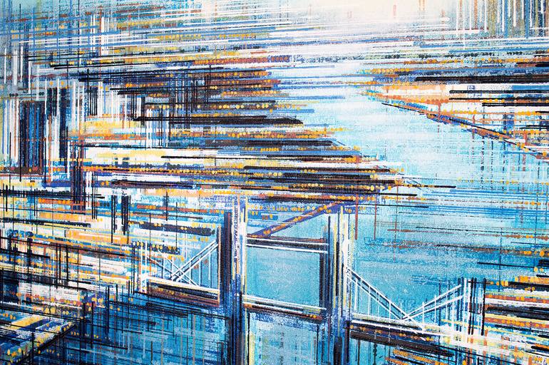 Original Impressionism Cities Painting by Marc Todd