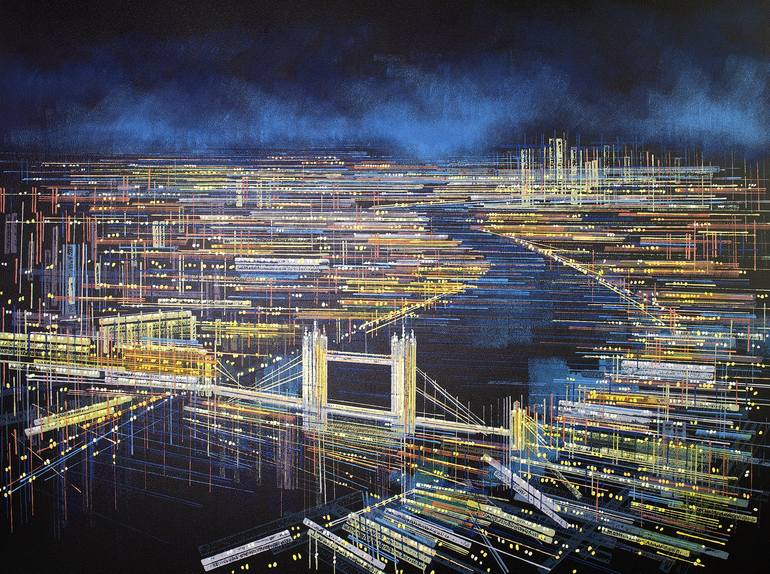 Original Impressionism Cities Paintings by Marc Todd