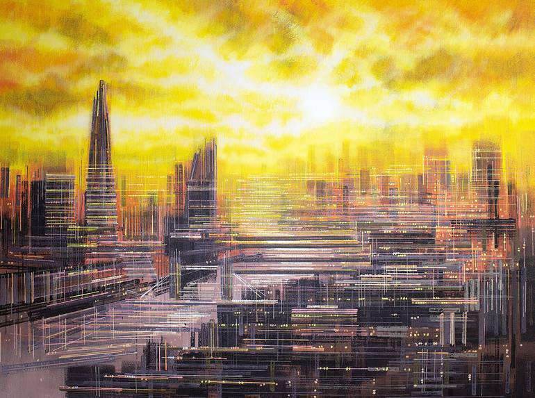 Original Impressionism Cities Paintings by Marc Todd