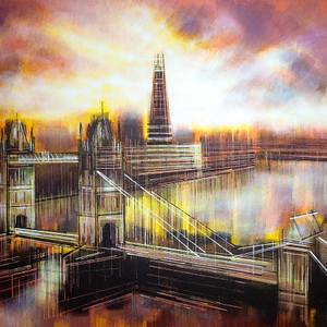 London Tower Bridge At Sunset