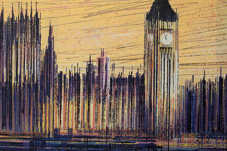 Original Expressionism Cities Painting by Marc Todd