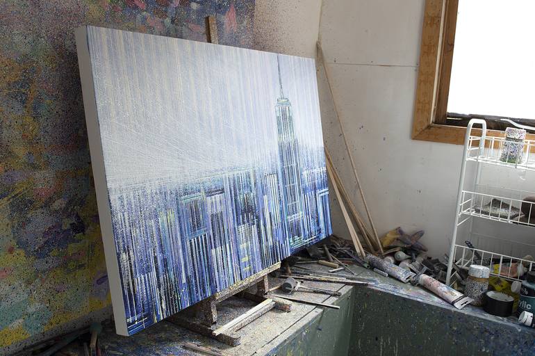 Original Impressionism Cities Painting by Marc Todd