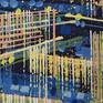 An iconic night view of London, featuring Tower Bridge and the city beyond, painted with vibrant contrasting colours, and created in my signature style, which utilises a range of tools and painting implements to create a unique visual effect.

This painting has been created on, and will be shipped on a high quality canvas on a wooden frame.

Supplied with flat dark blue painted sides (please let me know if you would prefer an alternative colour) and ready to hang unframed if preferred.

This painting will be professionally packaged for safe travel so that your painting arrives to you in perfect condition.