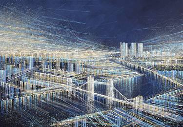 Original Modern Cities Paintings by Marc Todd