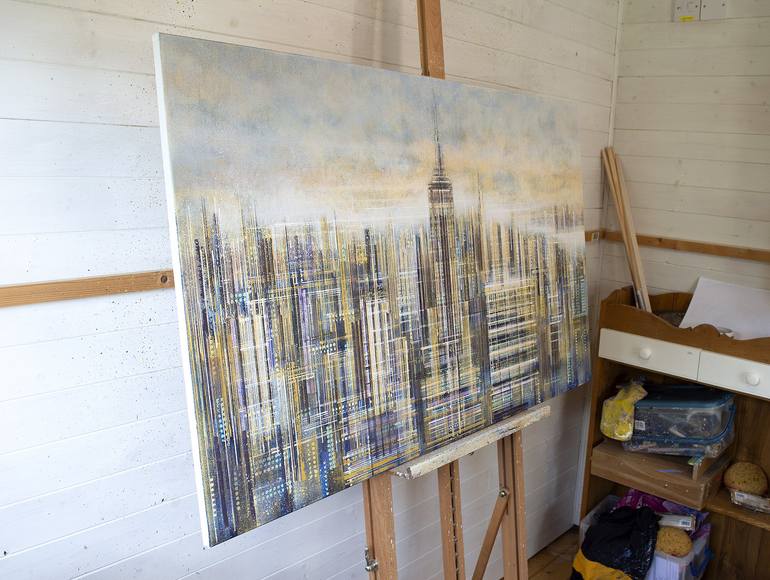 Original Impressionism Cities Painting by Marc Todd