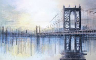 Original Expressionism Cities Paintings by Marc Todd