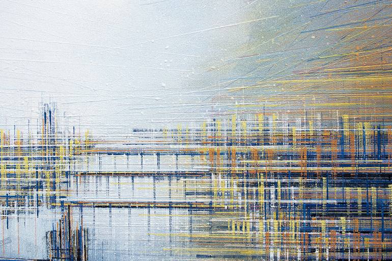 Original Expressionism Cities Painting by Marc Todd