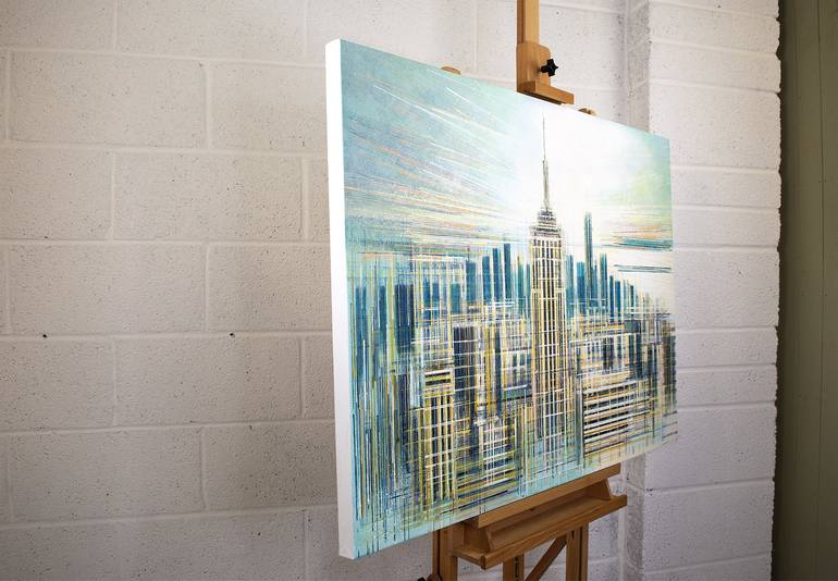 Original Impressionism Architecture Painting by Marc Todd