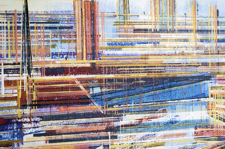 Original Modern Cities Painting by Marc Todd