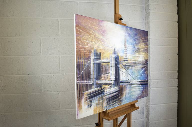 Original Modern Cities Painting by Marc Todd