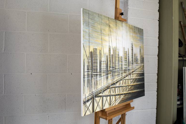 Original Impressionism Cities Painting by Marc Todd