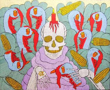 Print of Mortality Paintings by Barbudaz Sh