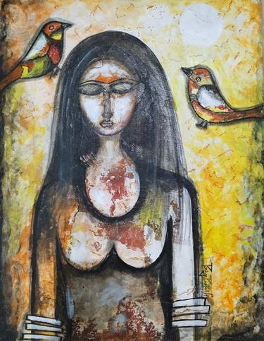 Print of Abstract Women Paintings by Priya Prakash