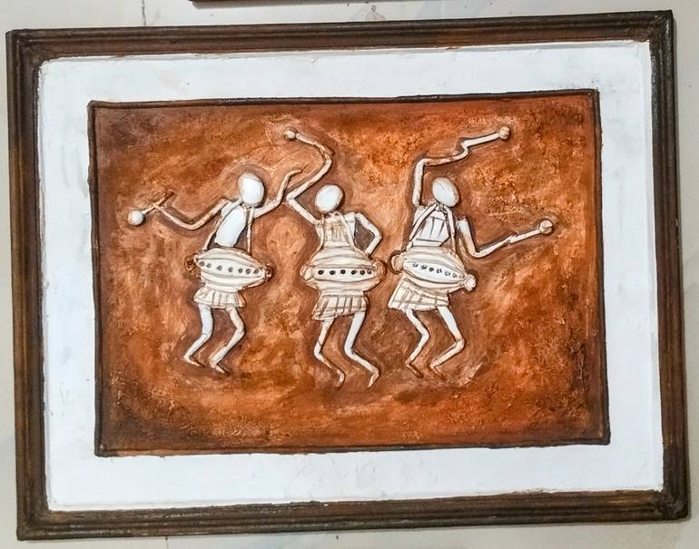 Original Abstract Expressionism Music Sculpture by Priya Prakash Artworks