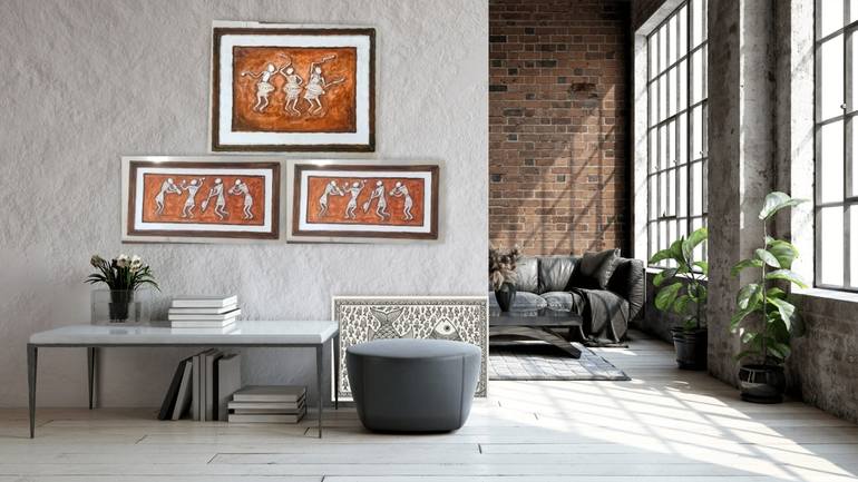 Original Abstract Expressionism Music Sculpture by Priya Prakash Artworks