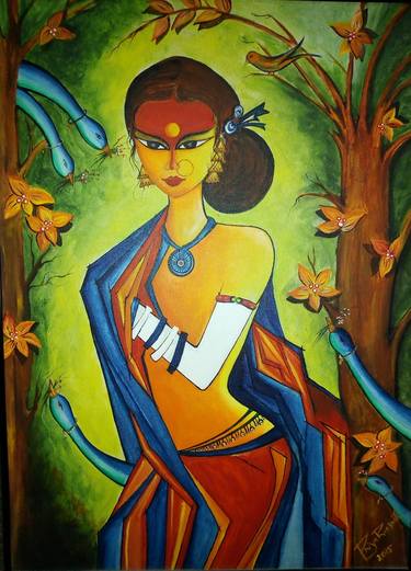 Print of Art Deco Abstract Paintings by Priya Prakash