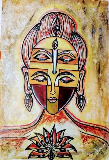 Original Abstract Expressionism Abstract Paintings by Priya Prakash Art