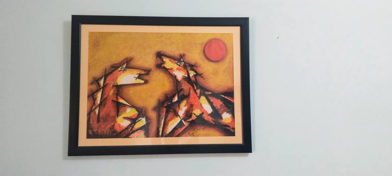 Original Cubism Abstract Painting by Priya Prakash Artworks