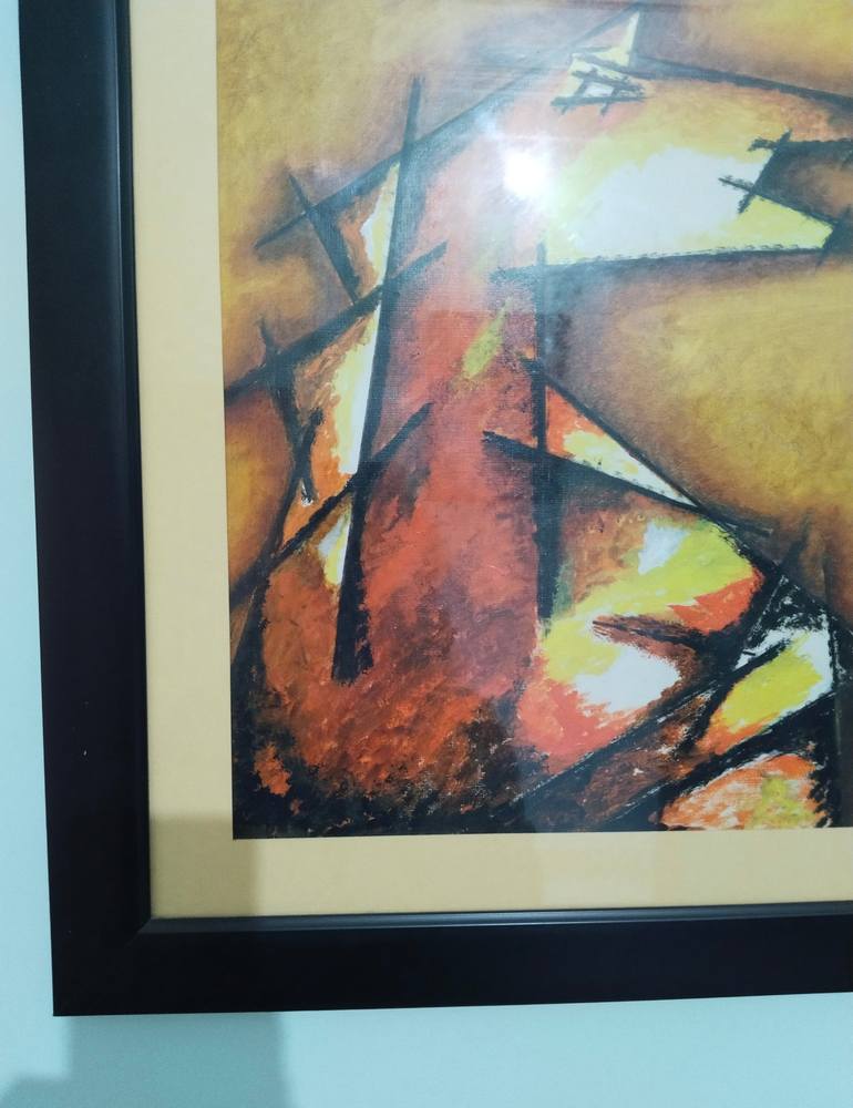 Original Cubism Abstract Painting by Priya Prakash