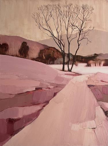 Original Abstract Landscape Paintings by Kasia Zielska