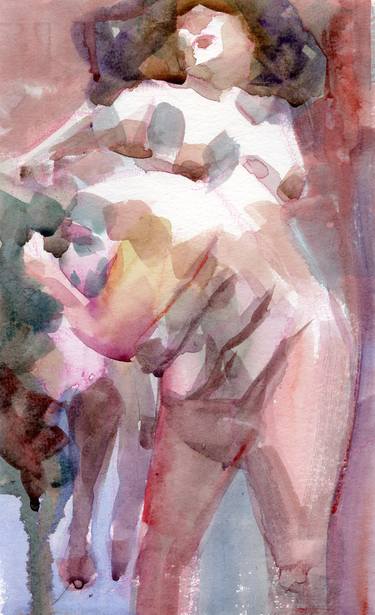 Print of Abstract Erotic Paintings by Tamires Para