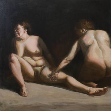 Print of Realism Nude Paintings by Tamires Para