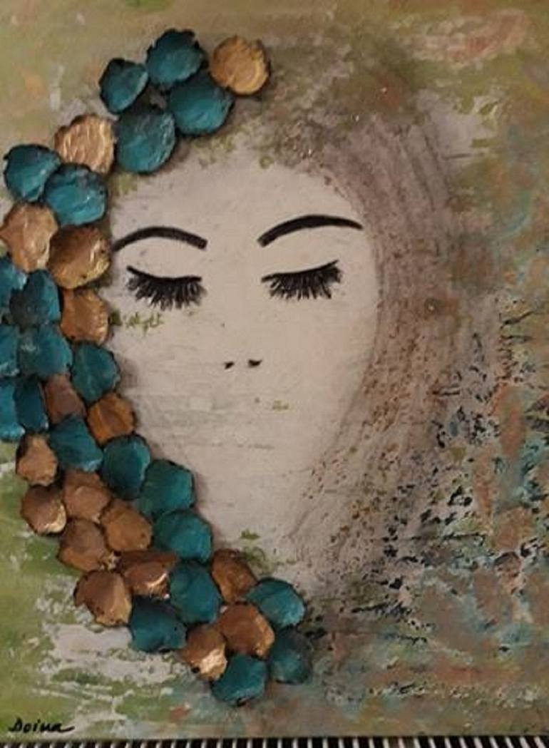 Nature Goddess Painting By Doina Popescu Saatchi Art