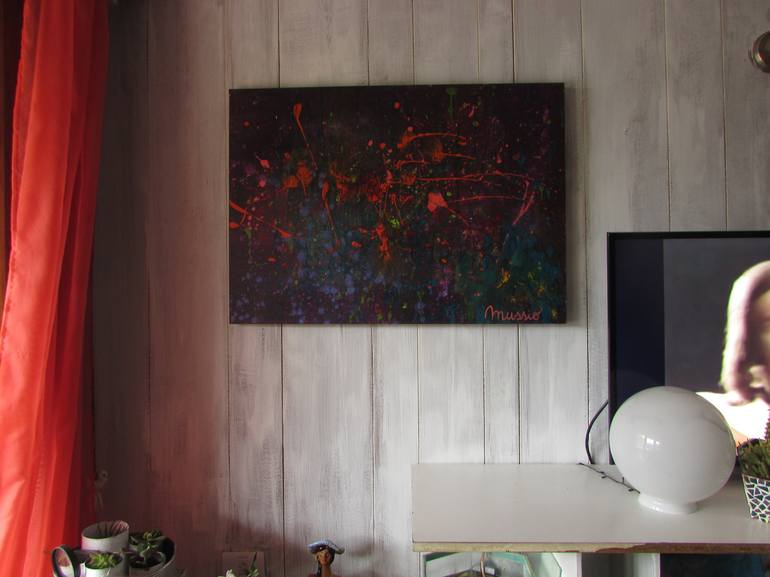 Original Abstract Painting by Alejandra Mussio